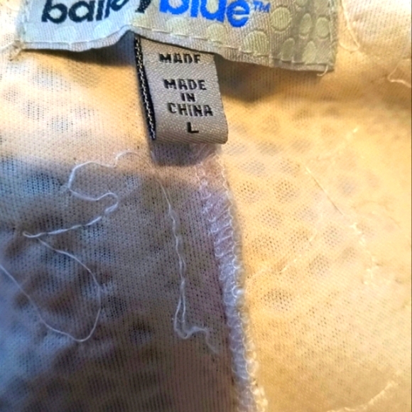 Bailey Blue fit and flare ivory with gold sequin mini dress Large - Picture 4 of 4